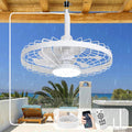 Outdoor Ceiling Fan with Light 20 in - Waterproof Gazebo Fan