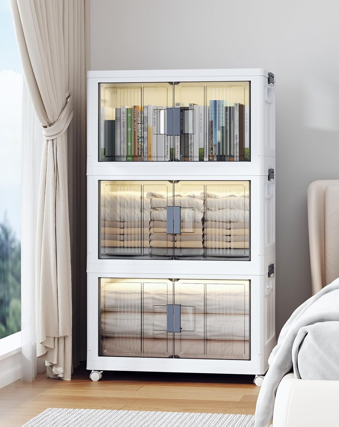 OlarHike 48QT Storage Bins with Lids for Versatile Organization