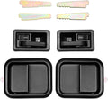 Door Handle Set Compatible with 1991-2006 Jeep Wrangler YJ TJ - OEM