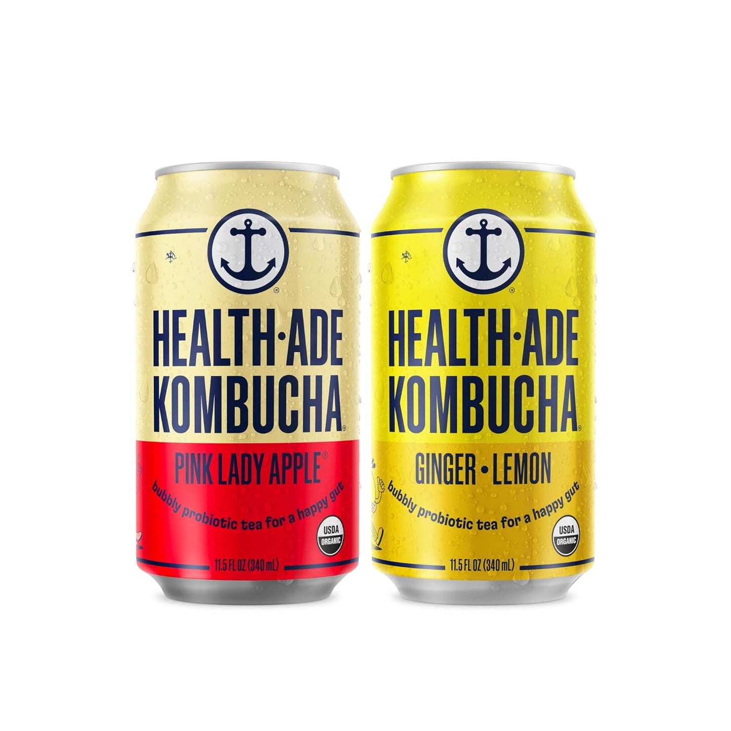 Health-Ade Canned Kombucha Tea: Organic Probiotic Drink
