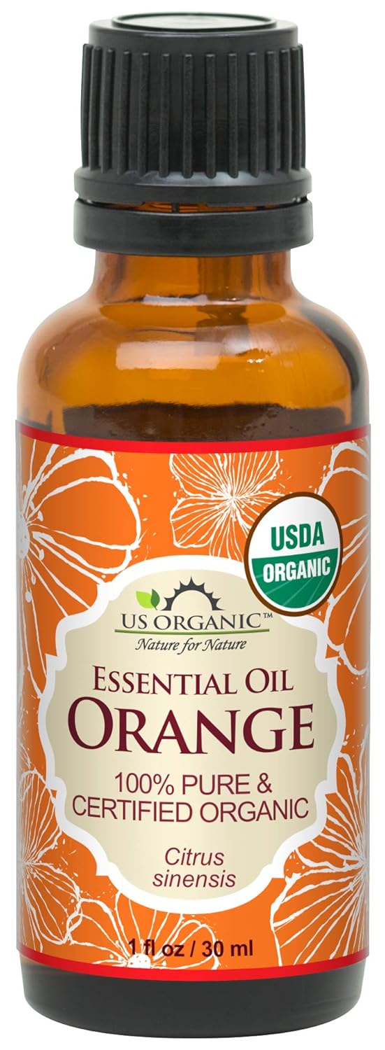 US Organic 100% Pure Sweet Orange Essential Oil for Aromatherapy