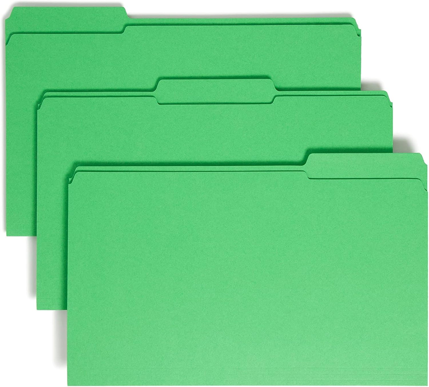 Smead Legal Size File Folders with Reinforced Tabs for Organization