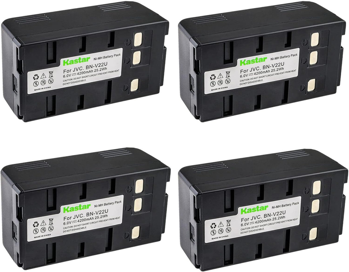 Kastar Battery 4-Pack Replacement for Panasonic Cameras and More