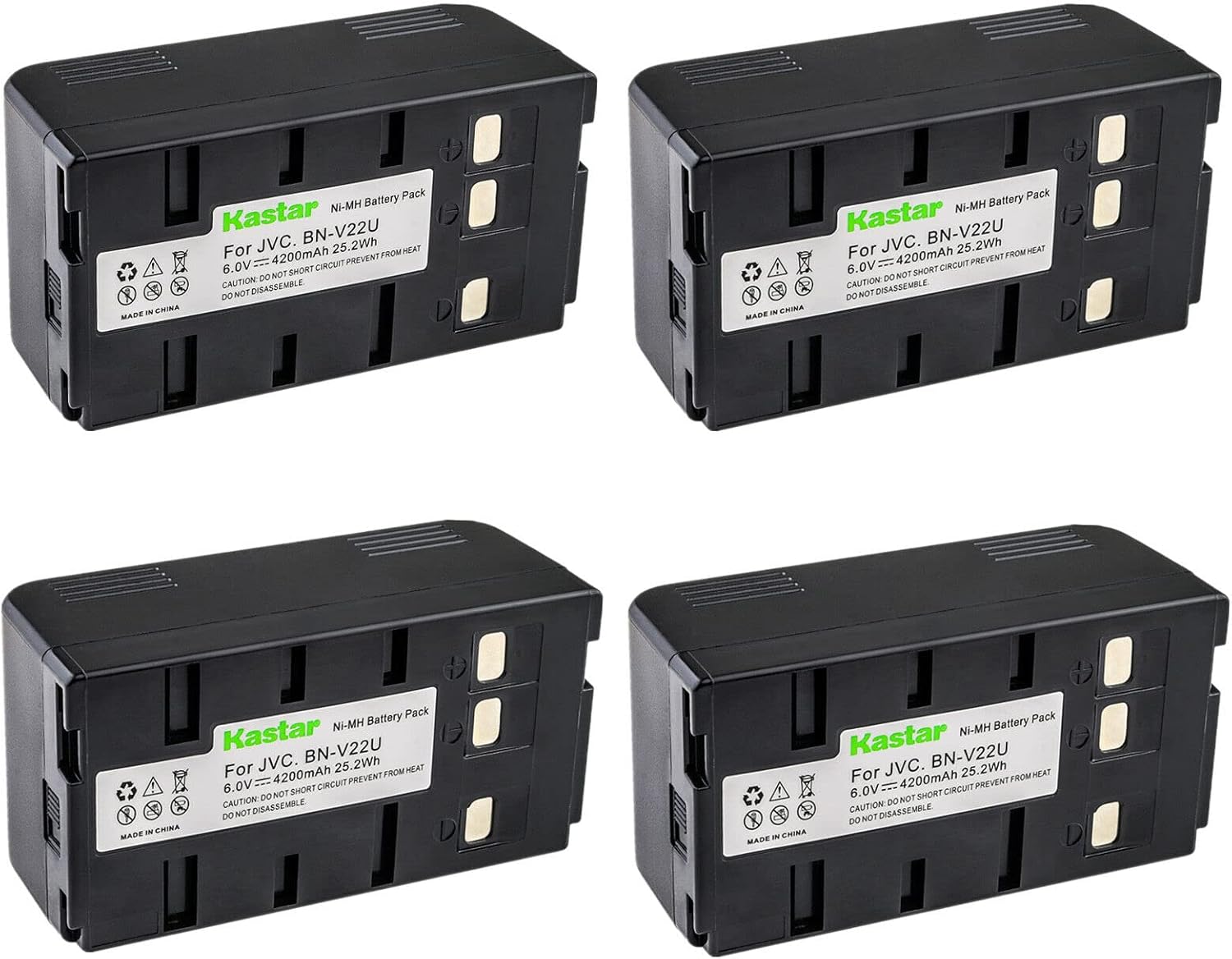 Kastar Battery 4-Pack Replacement for Panasonic Cameras and More