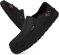 LongBay Men's Moccasin Slippers for Indoor Outdoor - Memory Foam