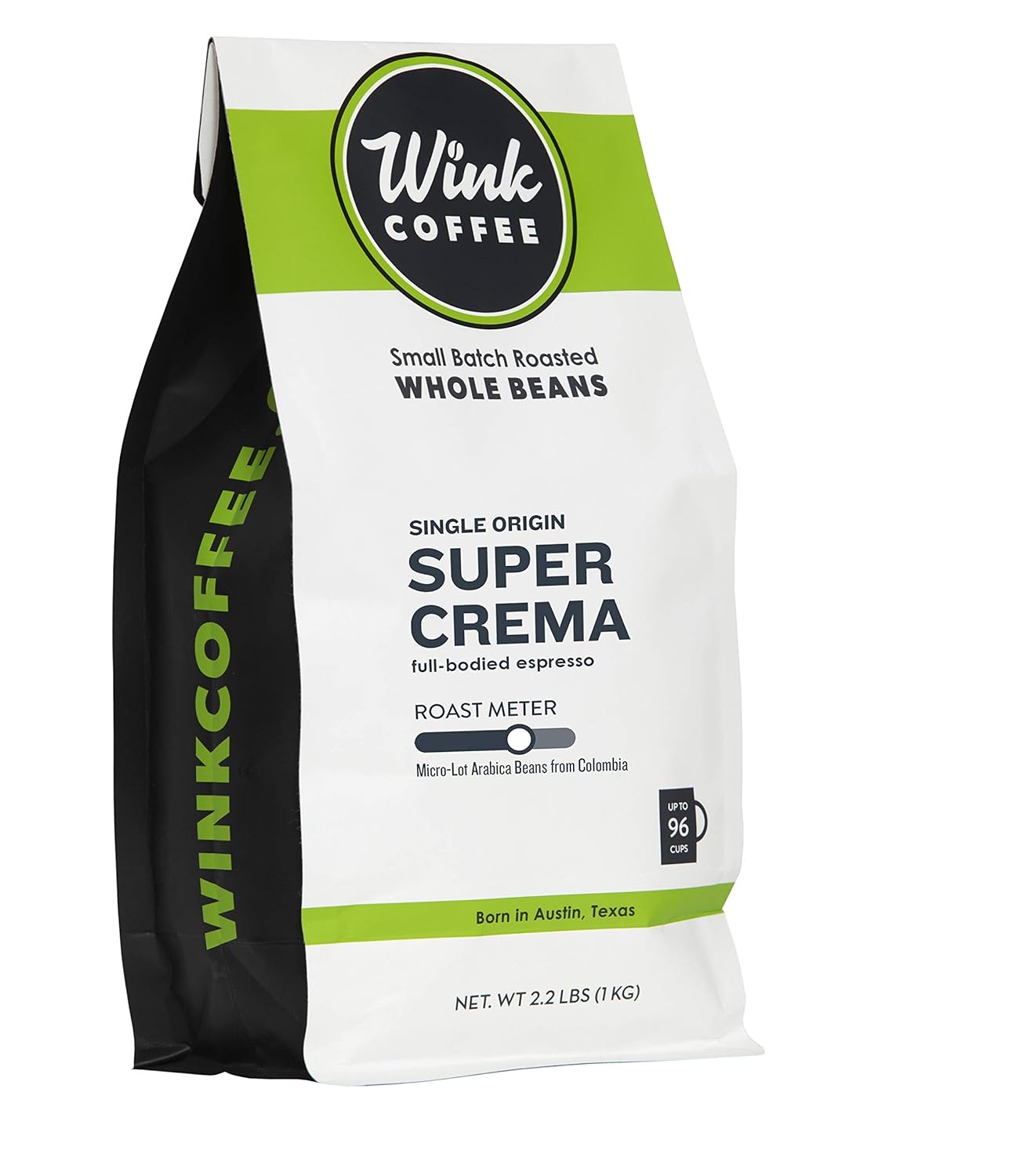 Wink Coffee Low Acid Medium Roast Espresso Whole Bean Coffee