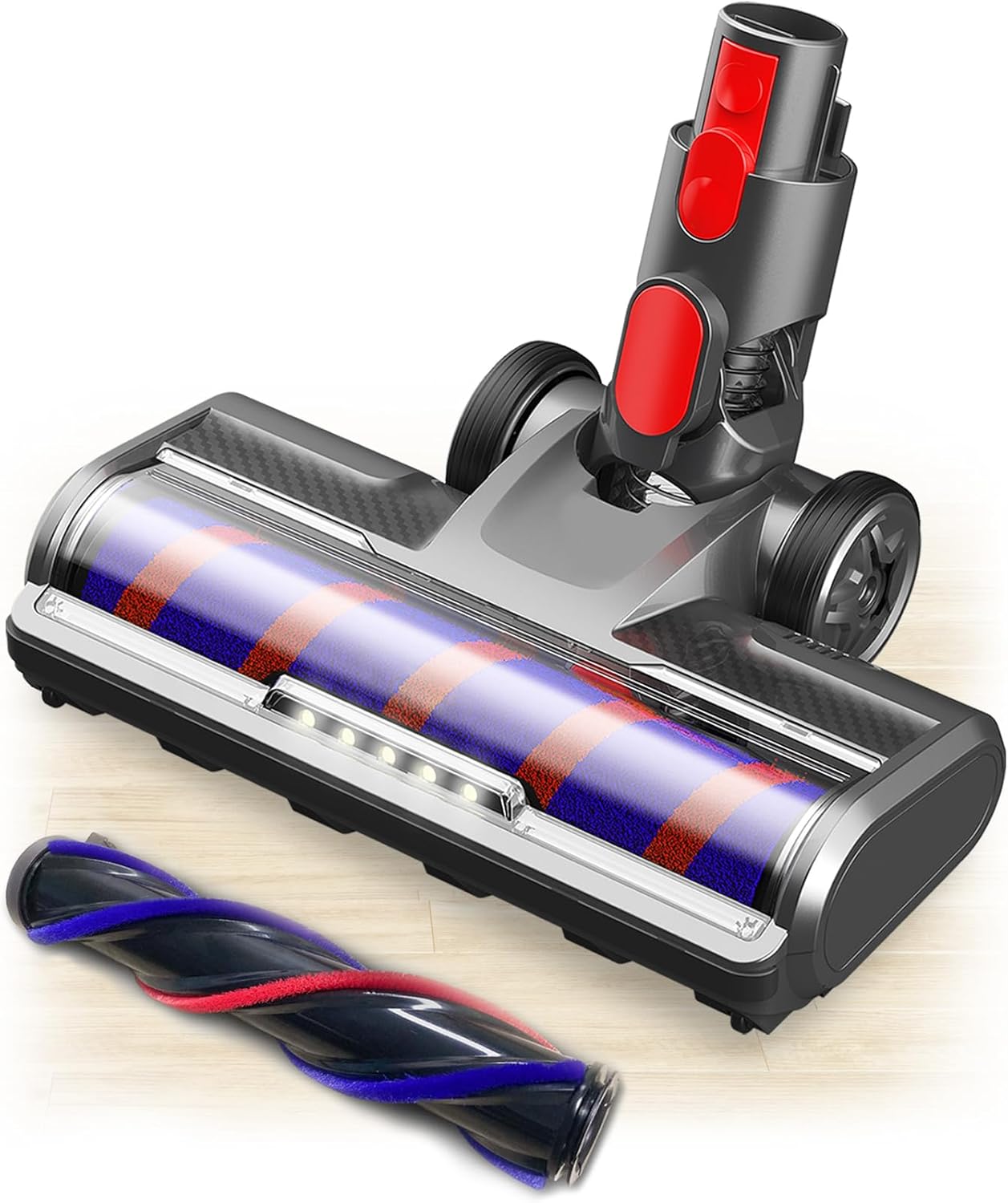 Nekuma LED Vacuum Attachments: Hardwood & Carpet Cleaning