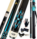 Tai ba cues 2-Piece Pool Cue Stick 58in - Professional Hardwood Cue