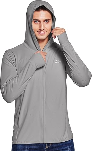 Willit Men's UPF 50+ Light Jacket for Sun Protection and Hiking