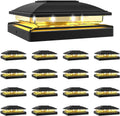 Solar Post Cap Light 16pack - Warm & Cool Deck Fence Lighting
