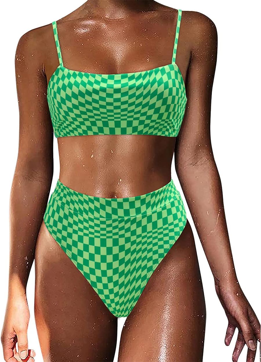 High Waisted Bikini for Women - Stylish Two Piece Swimsuit
