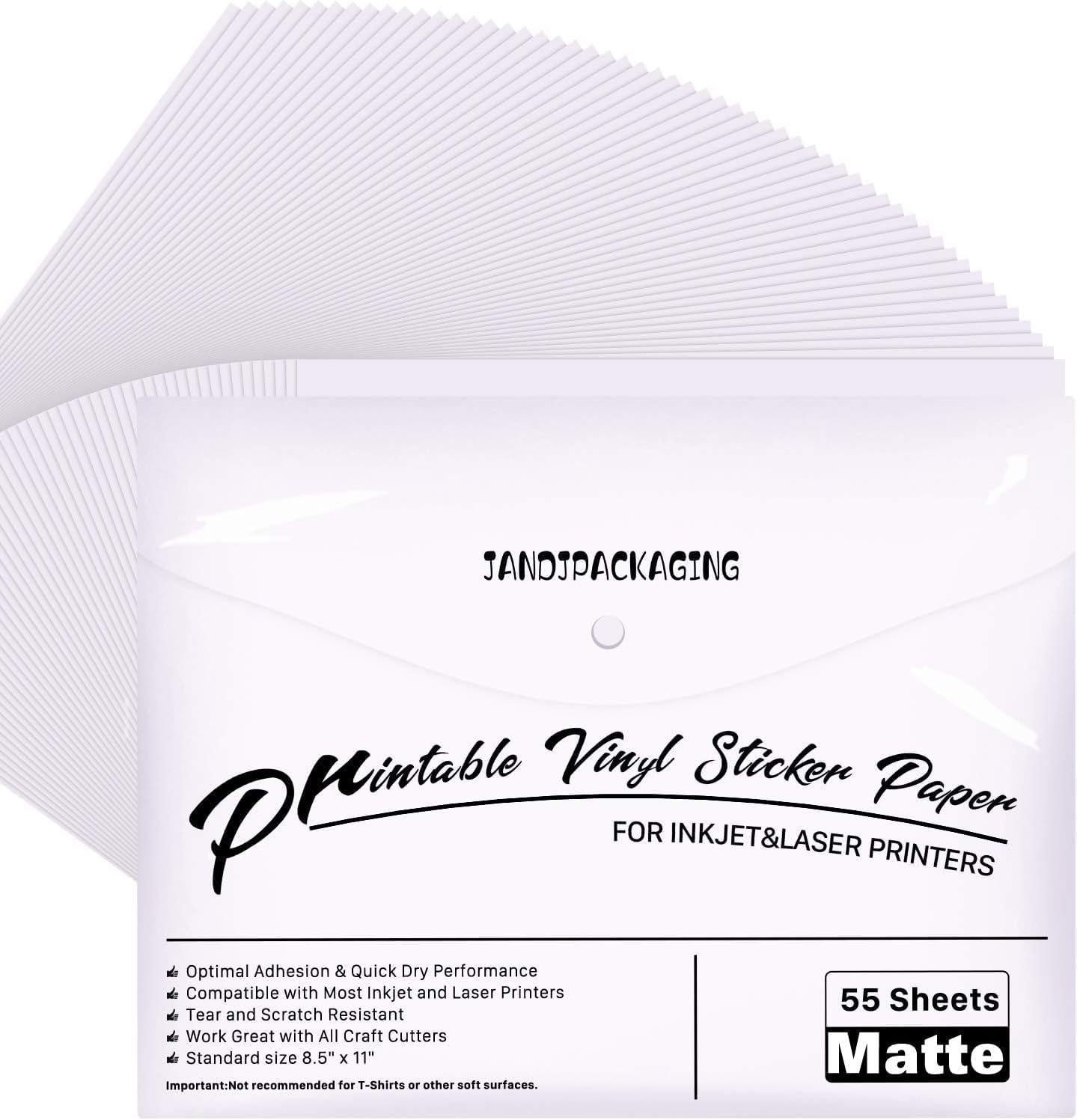 Vivid Colors, Tear-Resistant Printable Vinyl