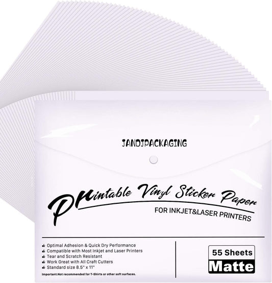 Vivid Colors, Tear-Resistant Printable Vinyl