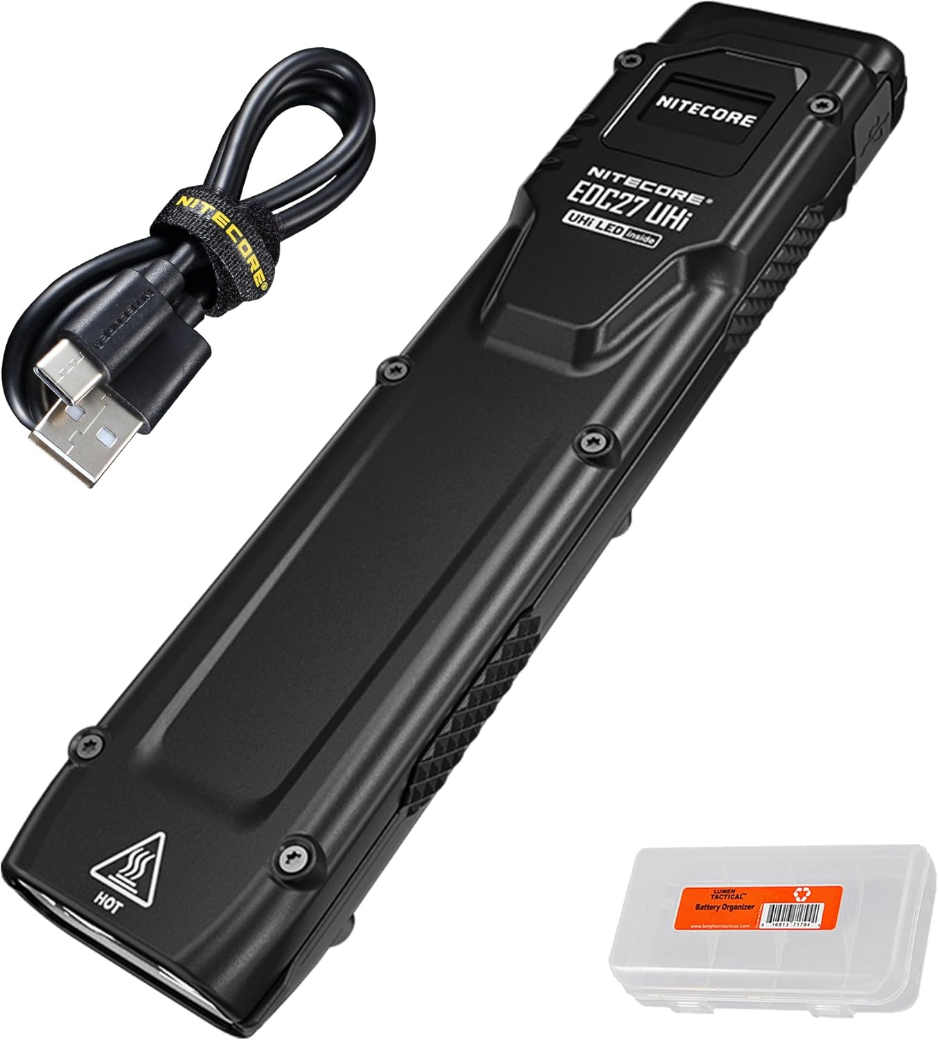 Nitecore EDC27 UHi 3100 Lumens Slim Flashlight with Display