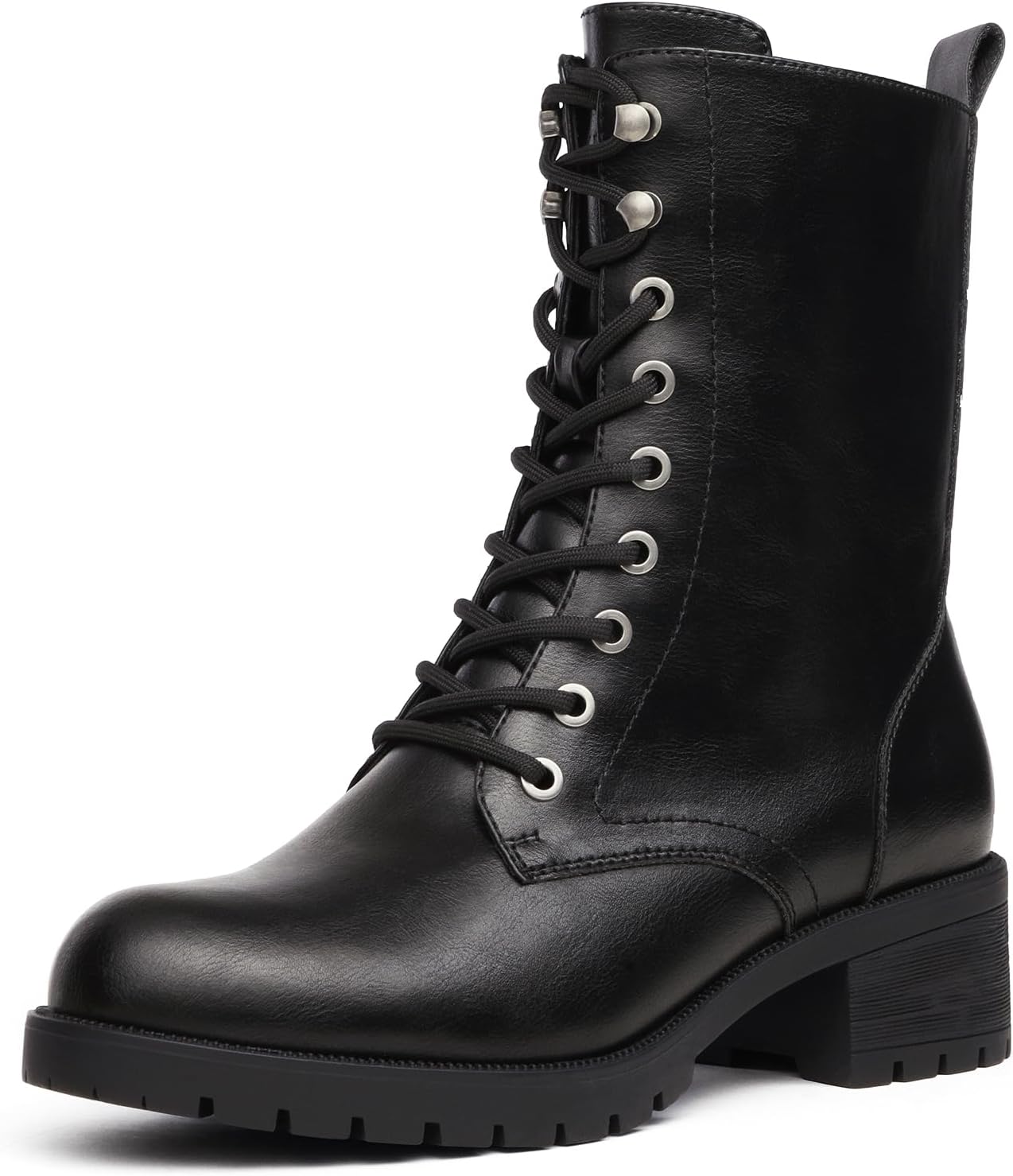 DREAM PAIRS Lace-up Combat Boots for Women - Stylish Comfort