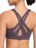 High Impact Sports Bra for Women - Yvette Criss Cross Back Support