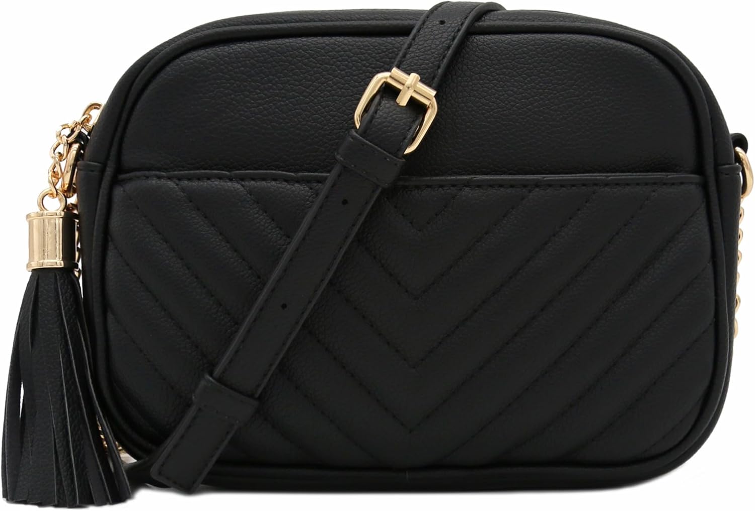 Stylish Chevron Crossbody Camera Bag
