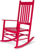 Vermont Porch Rocker High Back Wood Rocking Chair - Comfortable