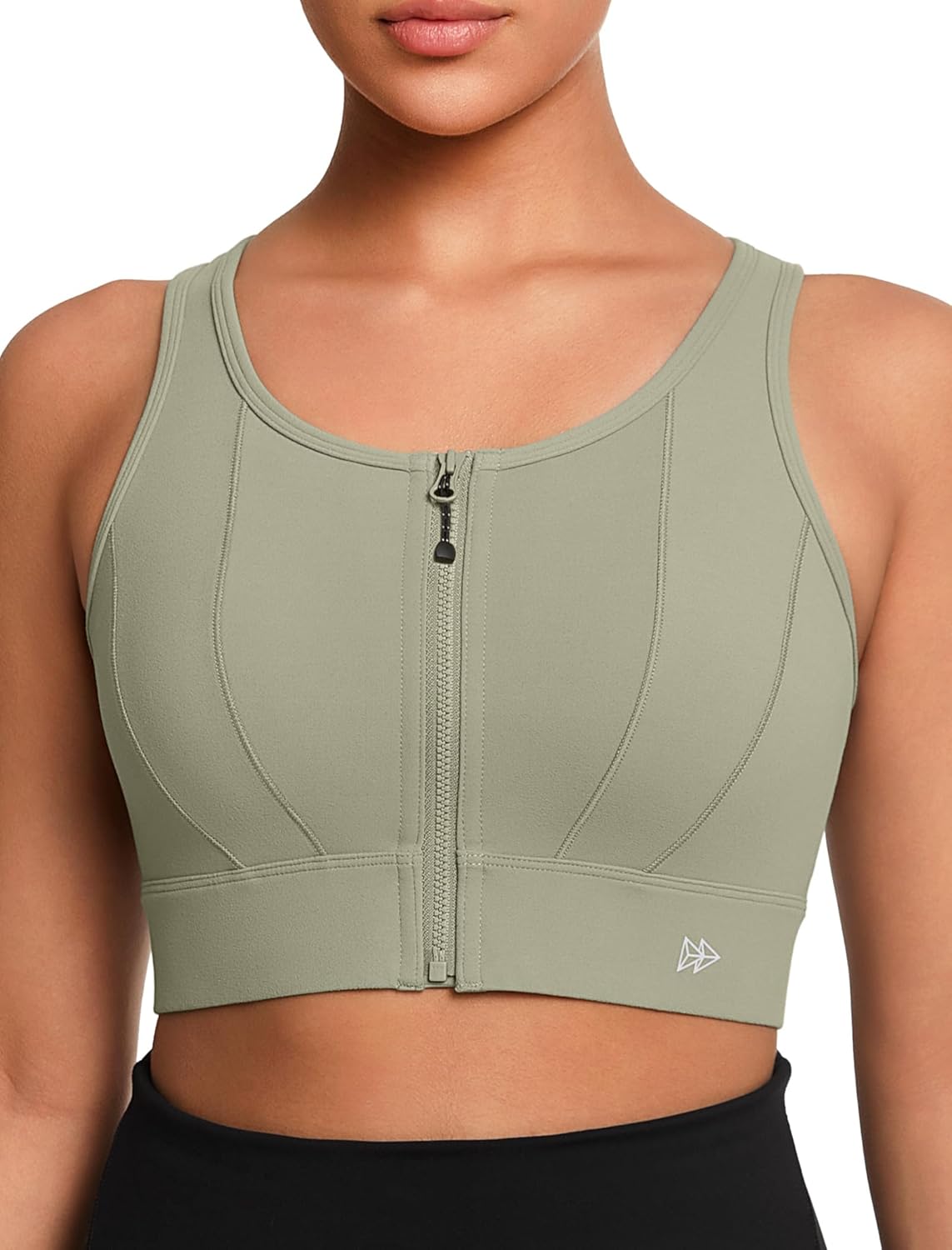 Yvette Front Closure Sports Bras for Women High Support Large Bust