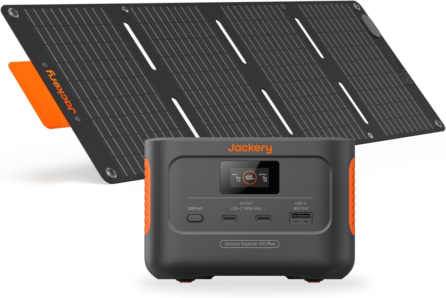 Jackery Solar Generator 100+: Power On-The-Go
