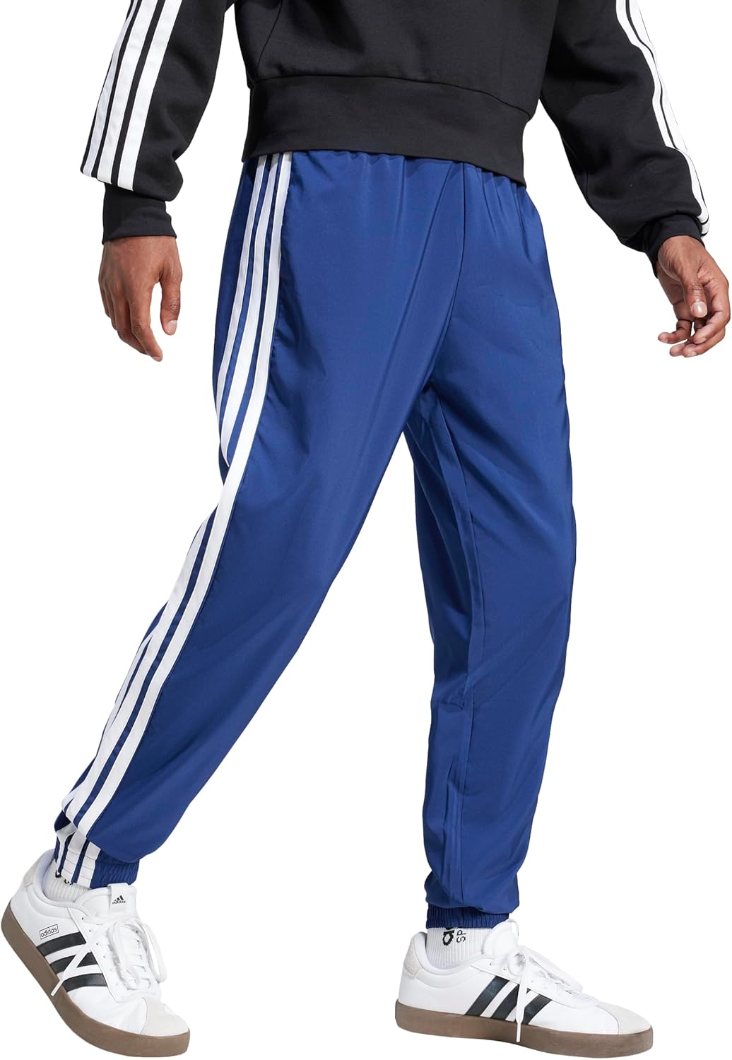 adidas Men's Essentials 3-Stripes Woven Pants for Everyday Wear