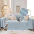 STACYPIK Waterproof Pet-Friendly Couch Cover for 2 Cushion Sofa