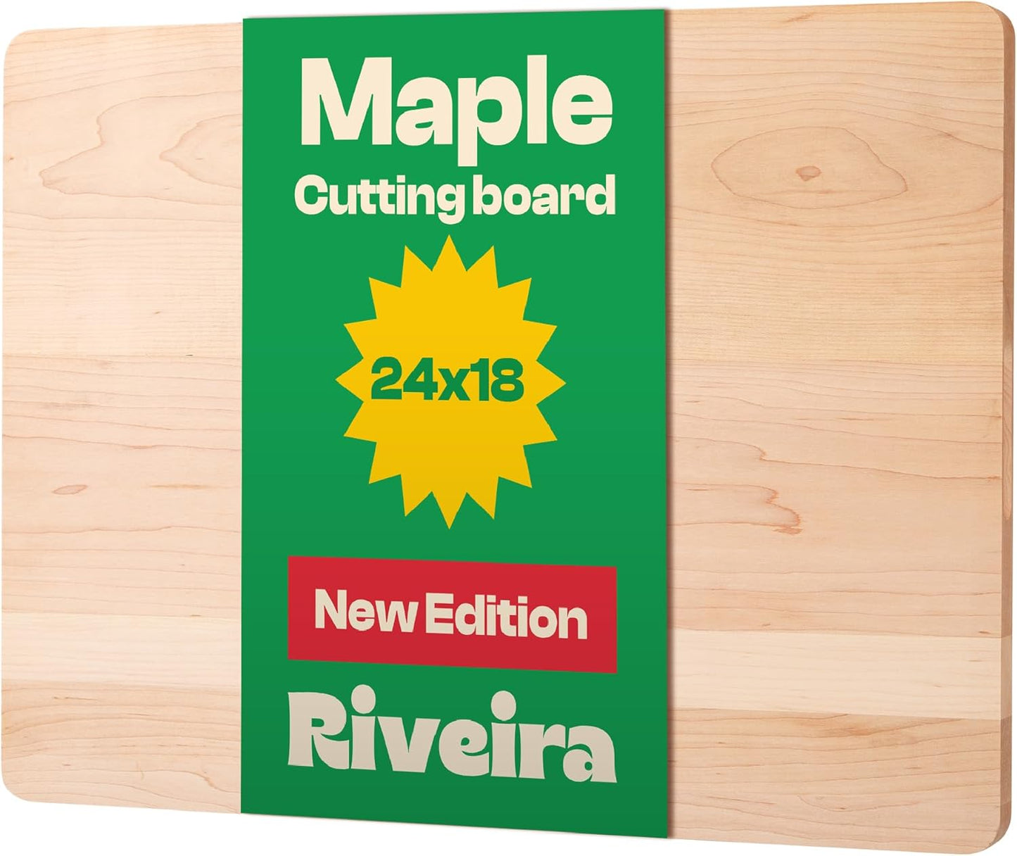 Riveira Maple Wood Cutting Board: Perfect for Culinary Mastery