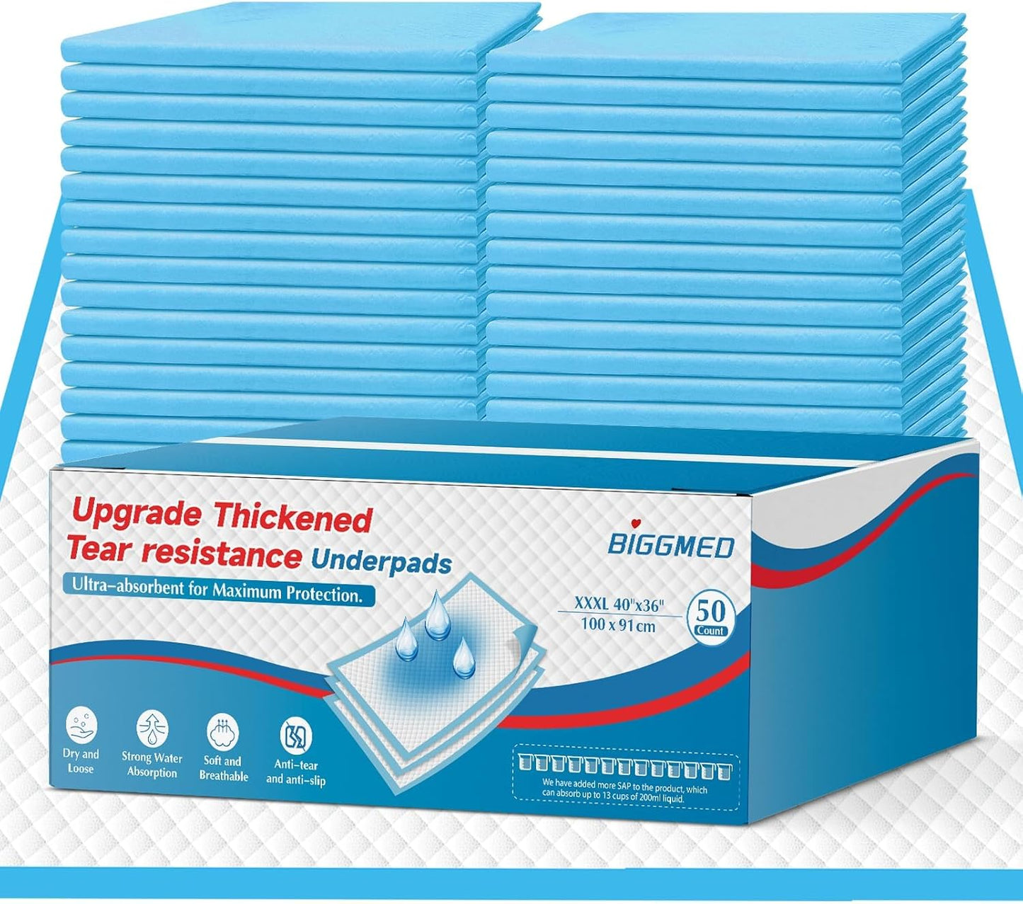 Tear-Resistant Incontinence Bed Pads for Adults & Kids Care