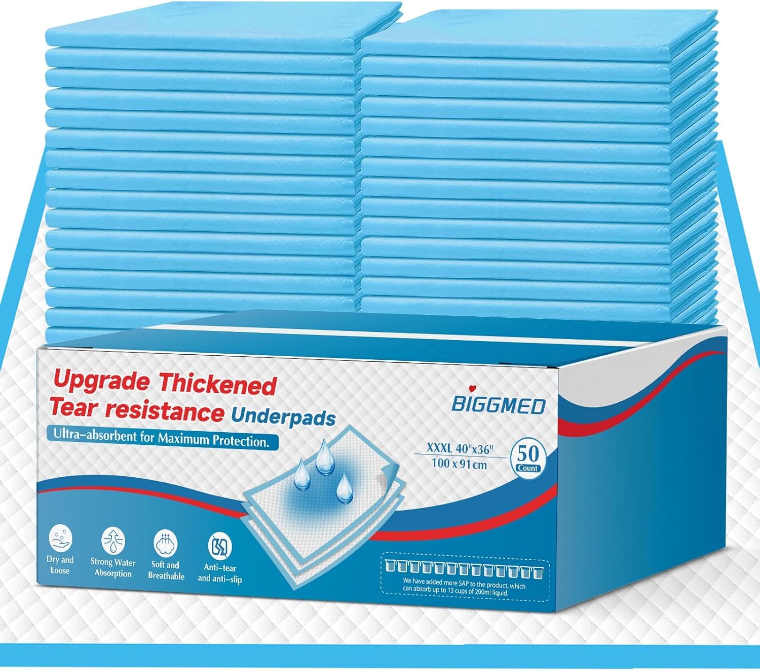 Tear-Resistant Incontinence Bed Pads for Adults & Kids Care