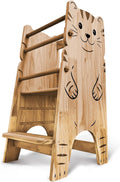 Shandra Kids Kitchen Step Stool for Toddlers - Adjustable Toddler