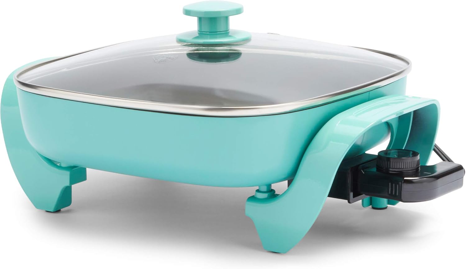 GreenLife 12in 5QT Square Electric Skillet for Healthy Cooking