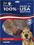 Pet Factory Beefhide 6ft Knotted Bones Dog Chews - Made in USA