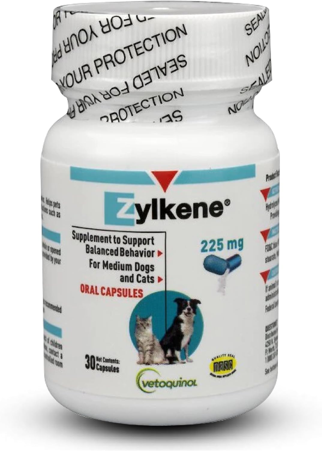 Zylkene Calming Support Supplement for Medium Dogs 33-65lbs