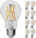 A19 LED Filament Bulb 100W Equivalent, Dimmable Vintage Edison - Soft