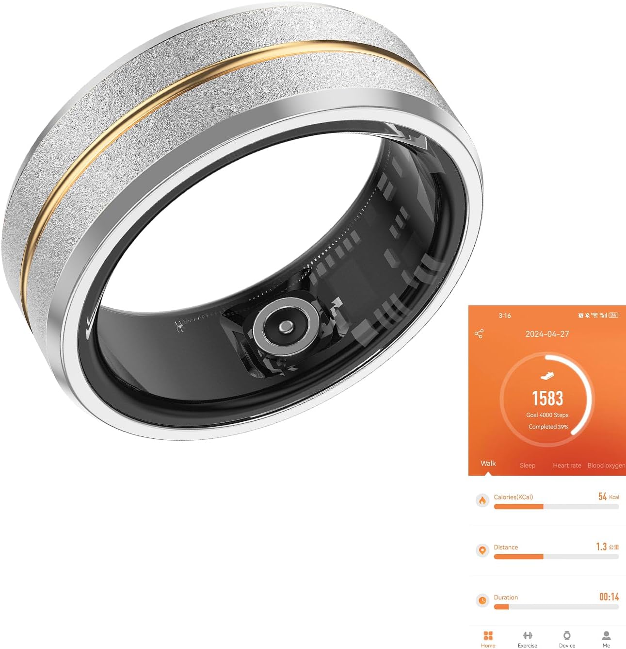 Smart Fitness Ring Boosts Health