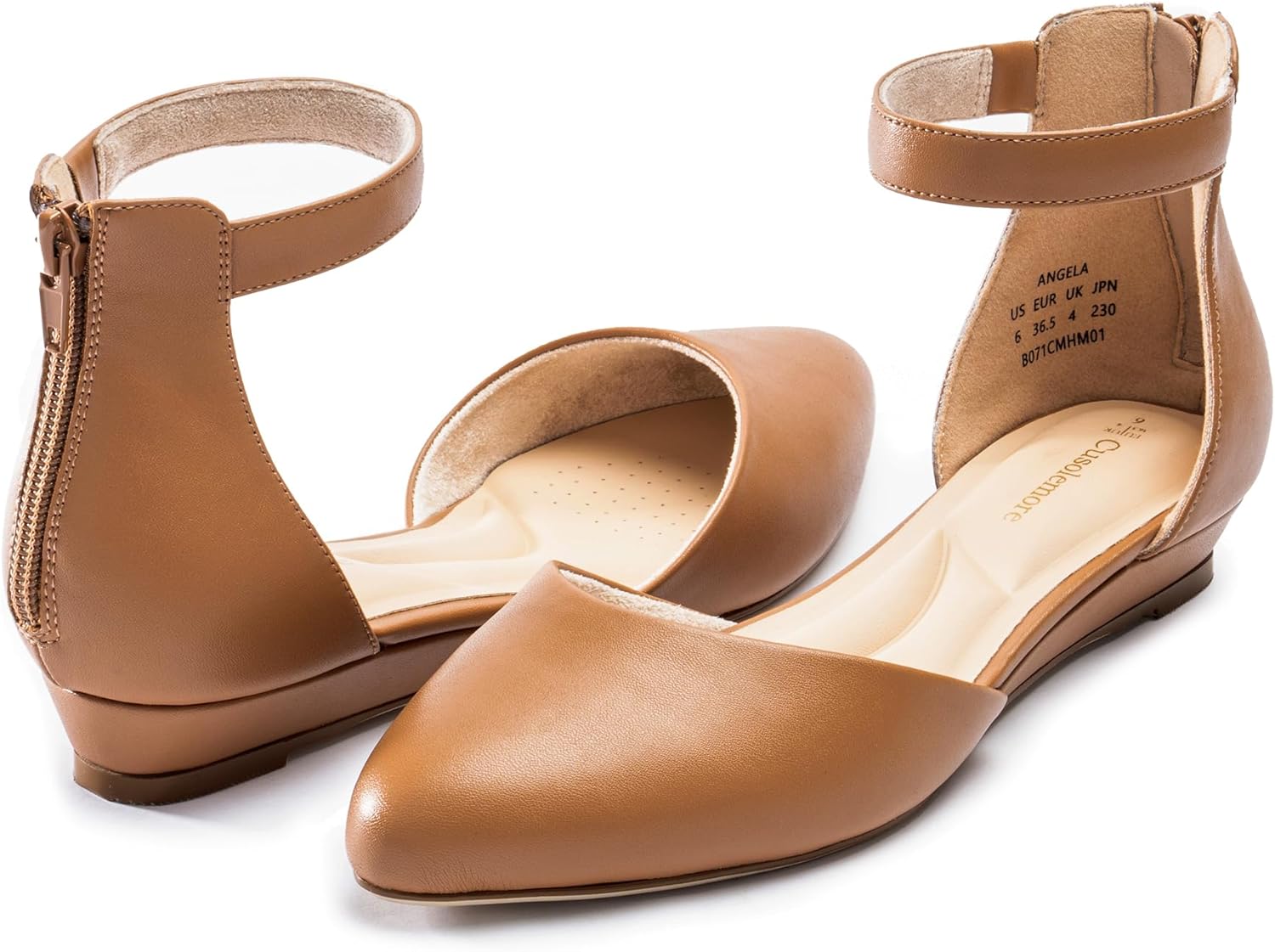 Women Flat Shoes with Ankle Strap for Stylish Comfort