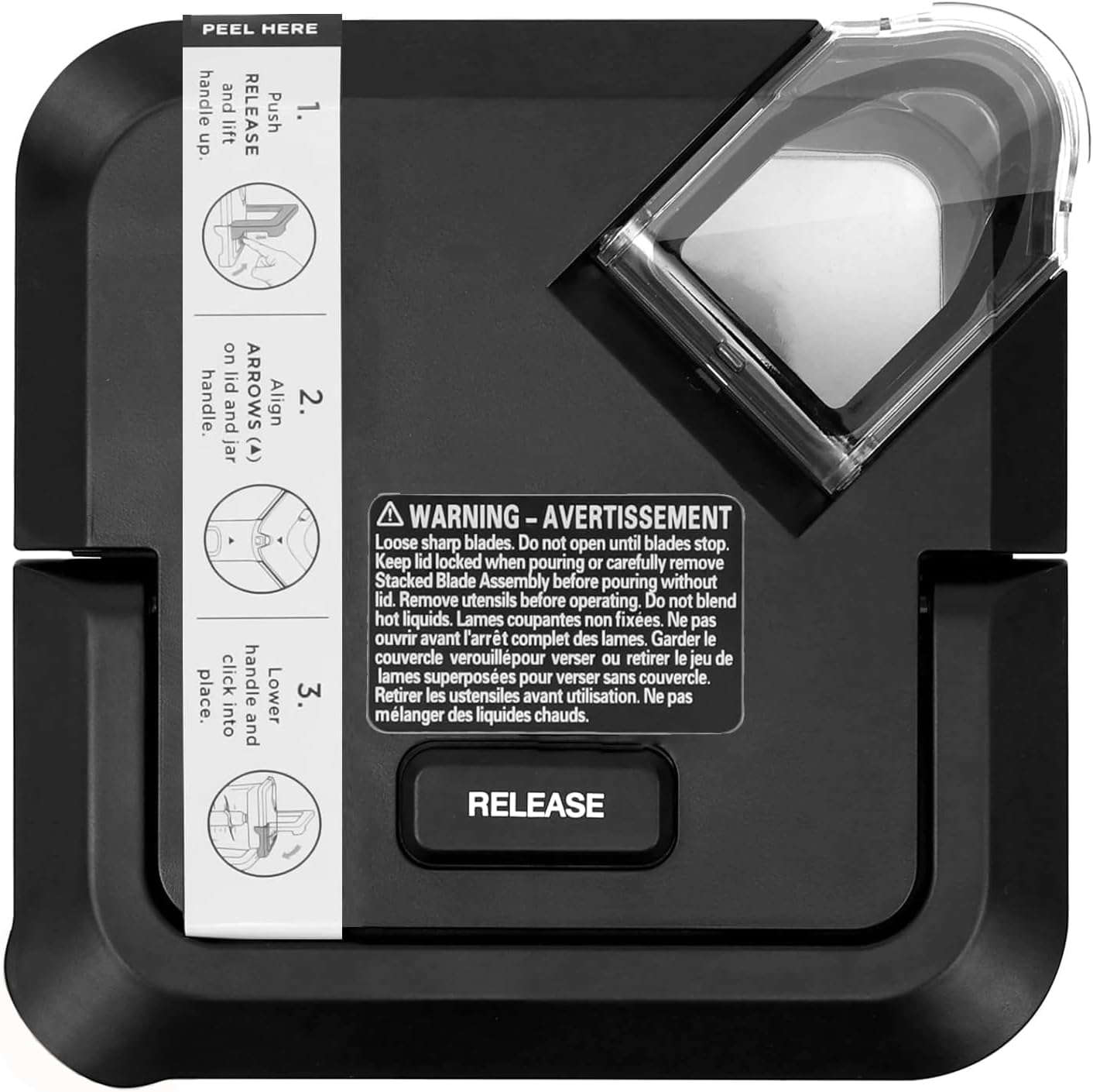 Ninja Blender Locking Lid Replacement - Leak-Proof Seal