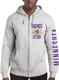 Minnesota Vikings MVP Zip Hoodie - Unisex Full Zip