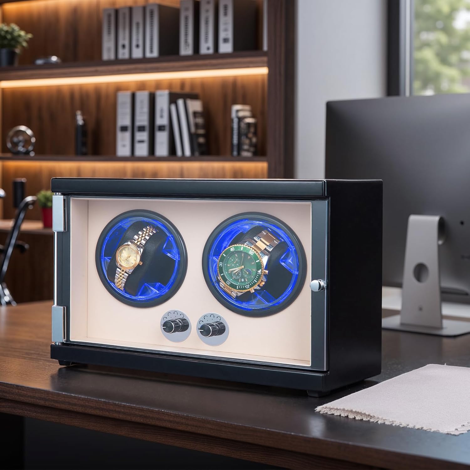 Dual Power Luxury Watch Winder by GOCHIFIX
