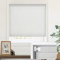Light Grey Cordless Cellular Shades 26.5 in x 48 in - No Drill, Light