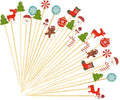 Christmas Party Toothpicks - Festive 4.7 Inch Decorative Picks