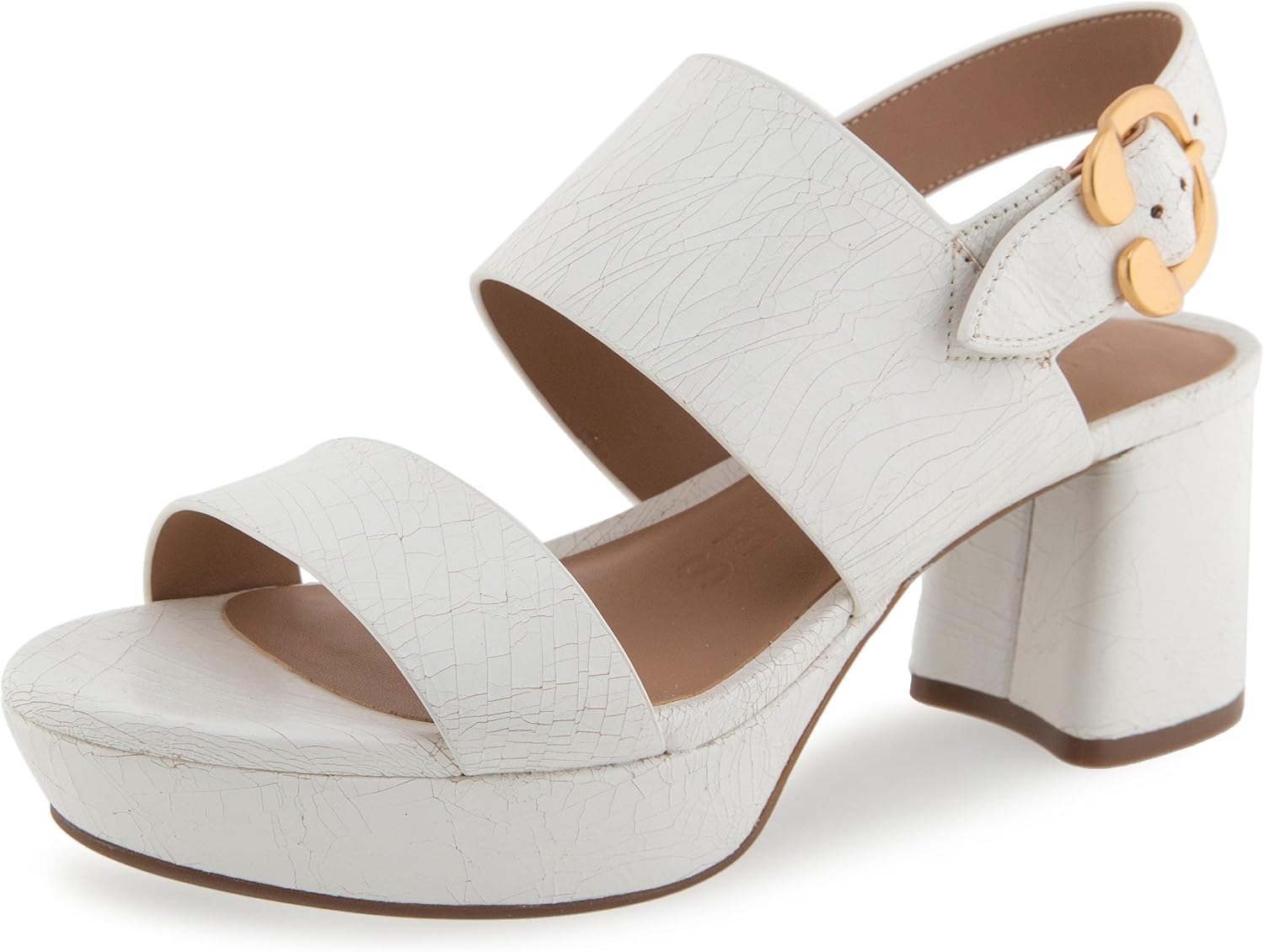 Aerosoles Women's Camera Platform Heeled Sandal for Comfort