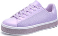 Glitter Tennis Sneakers Neon Sparkly Bridal Shoes - Dressy Bling