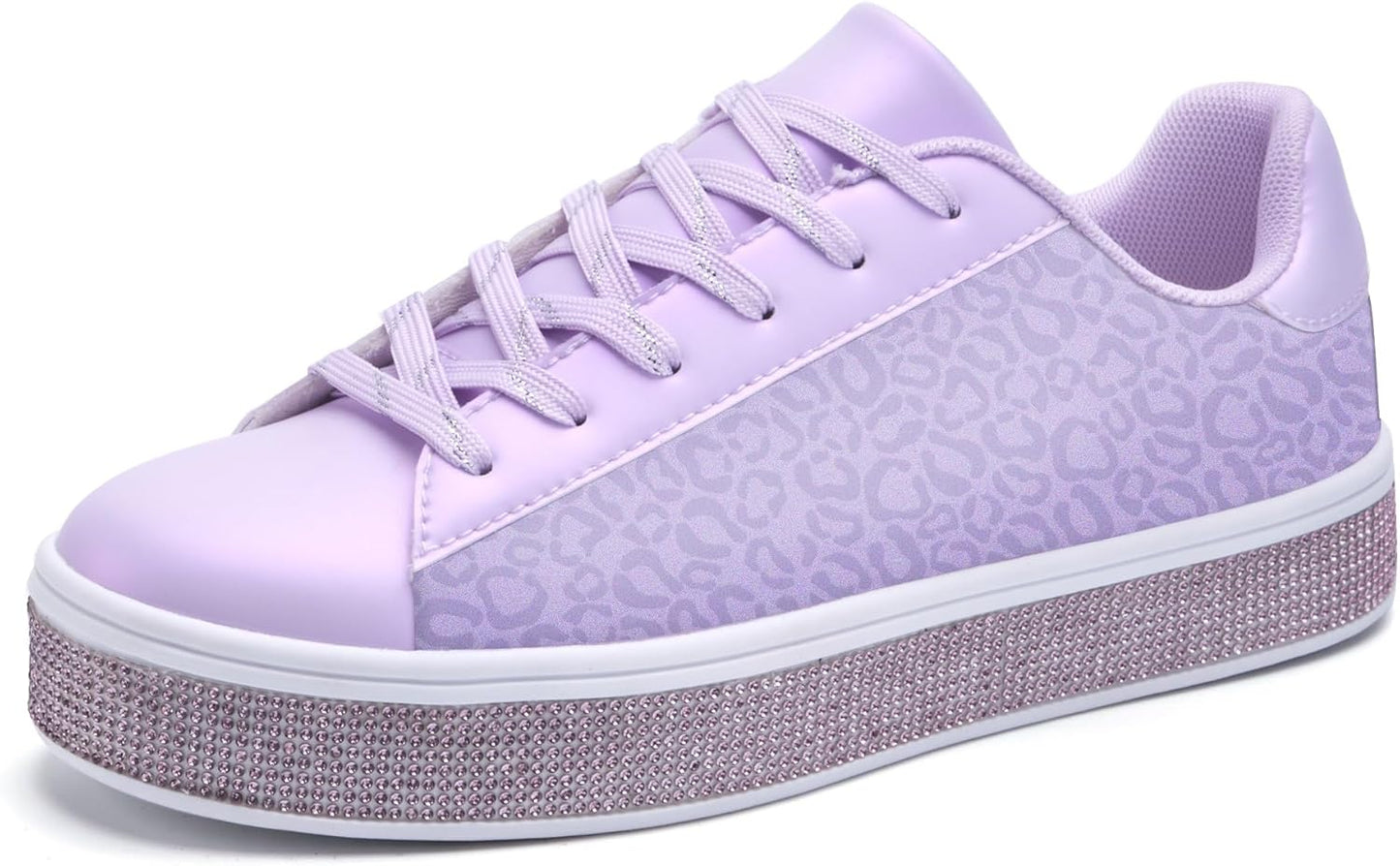 UUBARIS Women's Glitter Tennis Sneakers for Sparkly Style