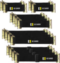E Track Bungee Tie-Down Straps 16 Pack - Heavy-Duty Trailer Fit