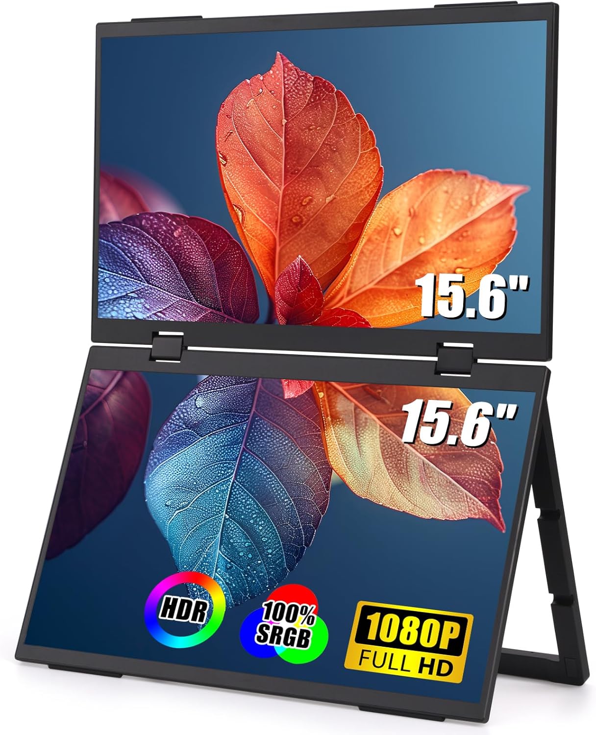 Foldable Dual Monitor Enhances Productivity