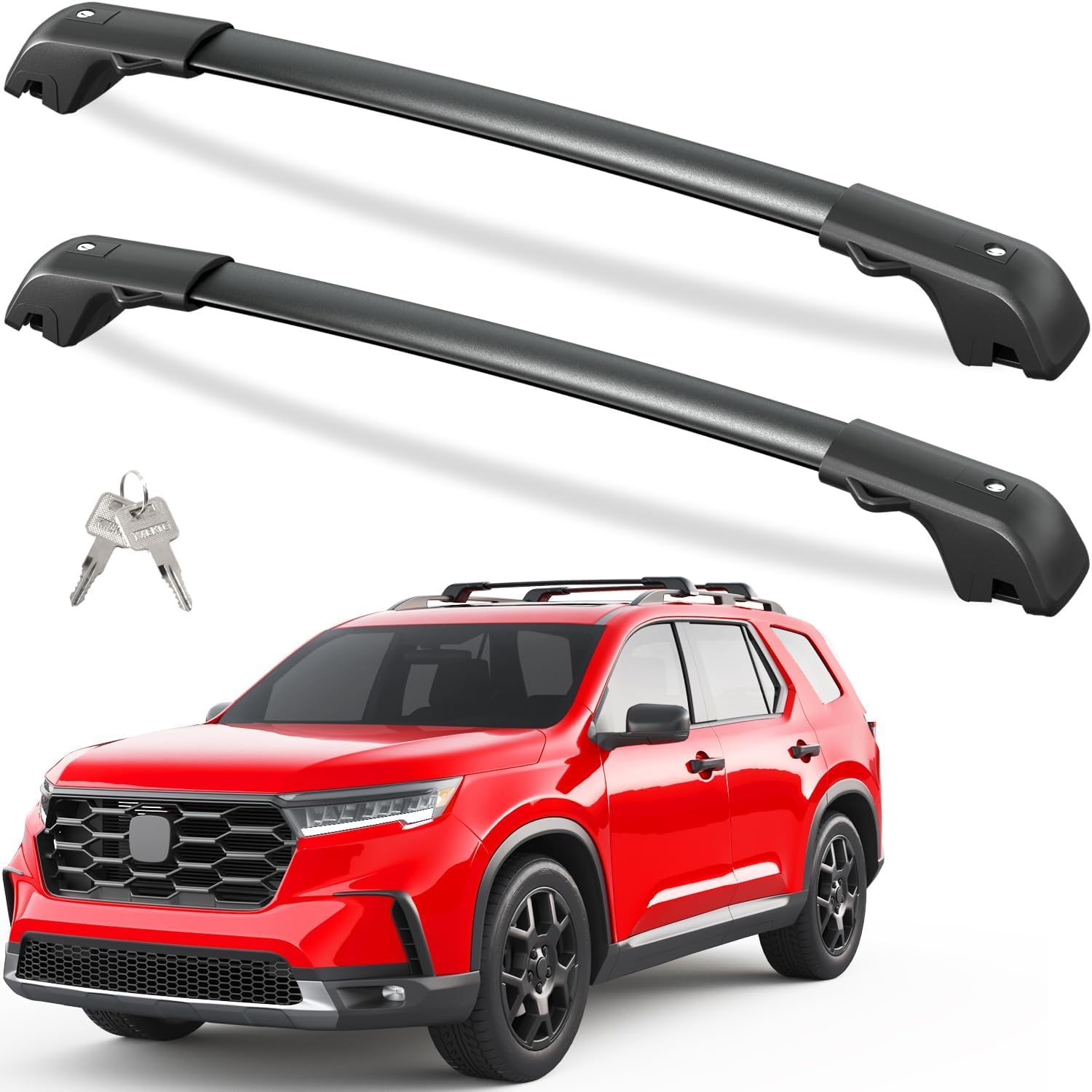 Tuyoung Lockable Roof Rack Cross Bars for Honda Pilot 2023 2025