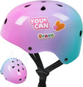 Kids Bike Helmet Adjustable Toddler Helmet for 3-8 Years - Bright
