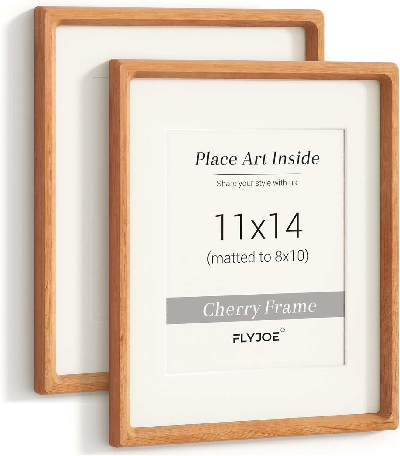 11x14 Picture Frame Set of 2 with USA-Sourced Cherry Wood
