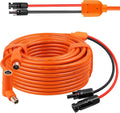 Solar to DC 8mm Charge Extension Cable 35FT - Stable, Visible Outdoor